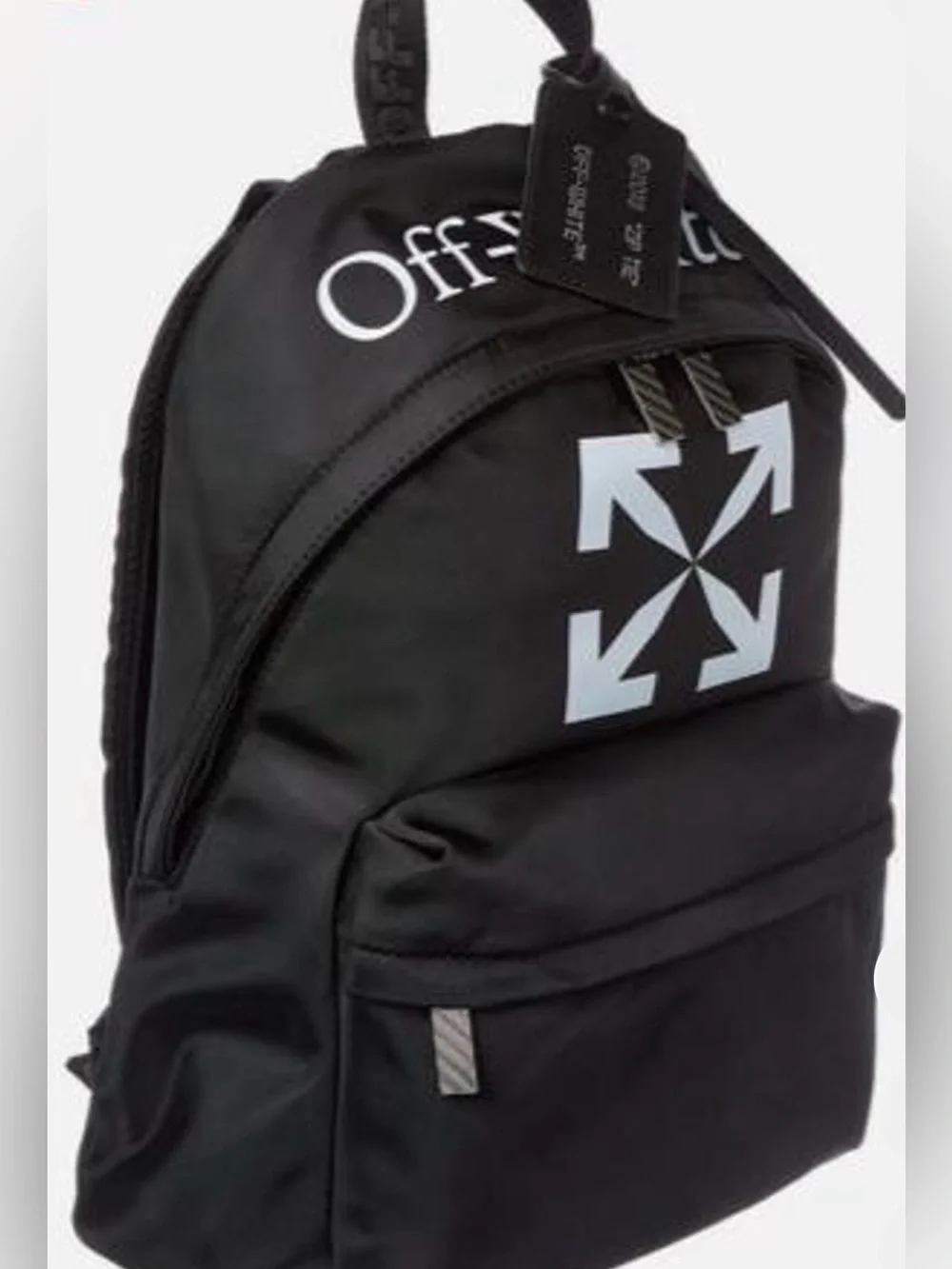 Off-White Black Backpack with White Arrow Logo - Men 🔥🔥 NWT